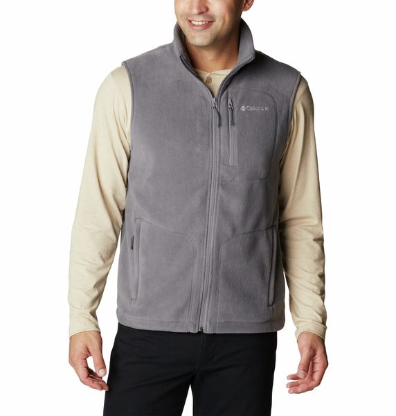 Columbia Men's Fast Trek Fleece Vest City Grey