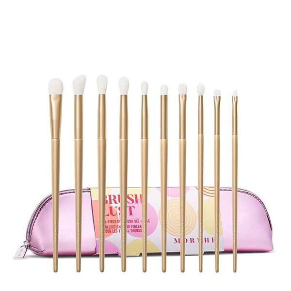 Morphe - Brush Lust 10-Piece Eye Brush Set + Bag