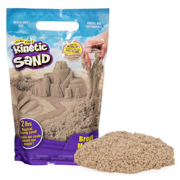 Kinetic Sand 2lb Brown In Bag