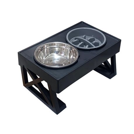 Adjustable Elevated Dog Feeder with Slow Feeder Bowl Shop Today. Get it Tomorrow takealot