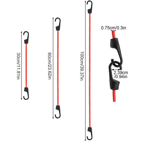 Camping Travel Bungee Cord Tie Down Cargo Strap Ratchet Belt & Hooks 3 Set, Shop Today. Get it Tomorrow!