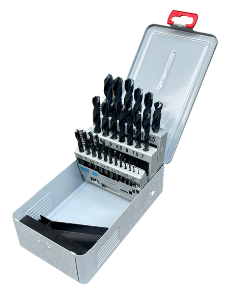 YG-1 HSS (M2) Jobber Drill Set Steam Temp. (25-Piece) 1-13mm (0.5 Inc)