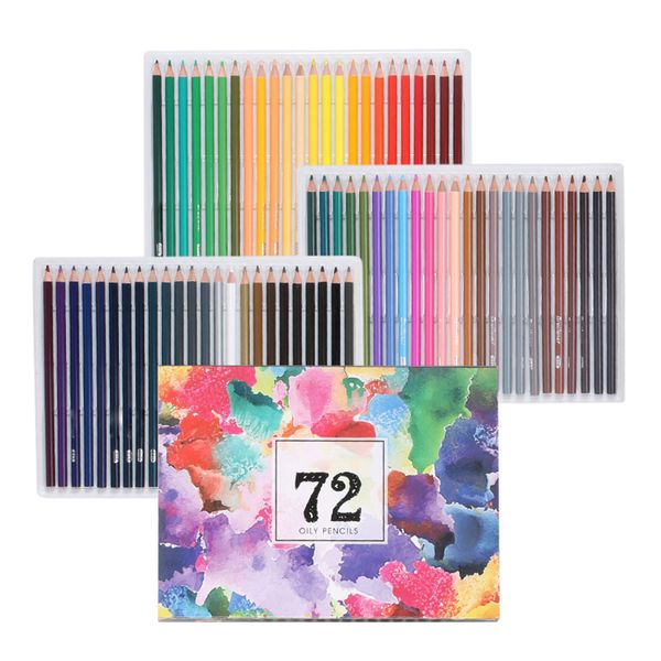 Color Drawing Art Pencil Oil-based Colored Pencil Set-72 Colors