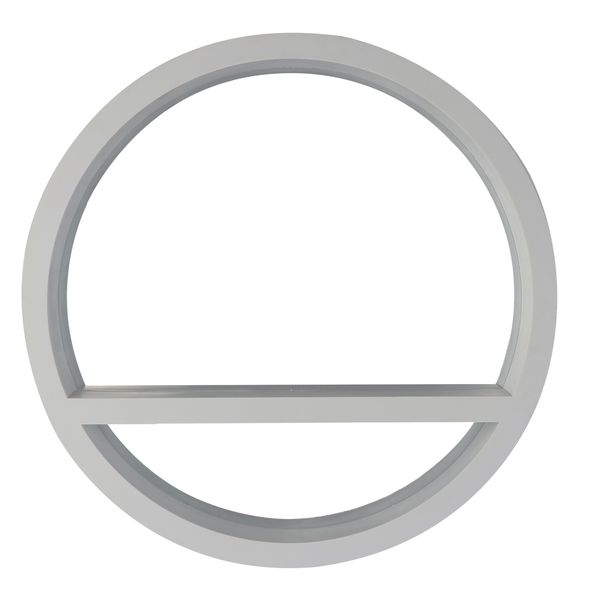 Home Quip Grey Shelf Mirror 45x45cm