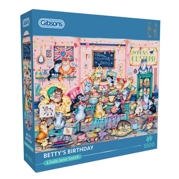 Gibsons Betty's Birthday 1000 Piece Jigsaw Puzzle