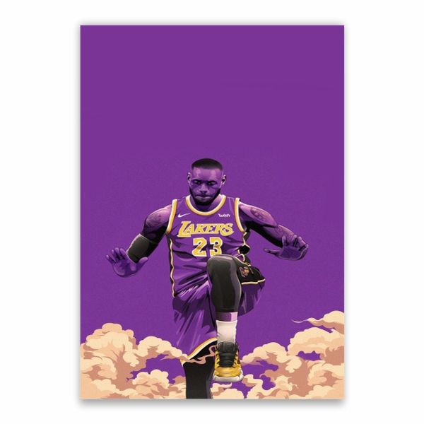 Lebron James Up In Smoke Poster - A1