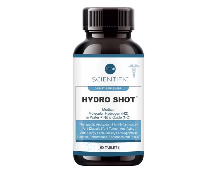 Zenii- Hydro Shot - Molecular Hydrogen and Nitric Oxide Tablets