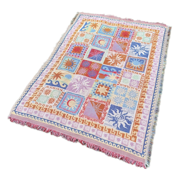 Decor Outdoor Portable Abstract Picnic Throw Blanket - 180cm