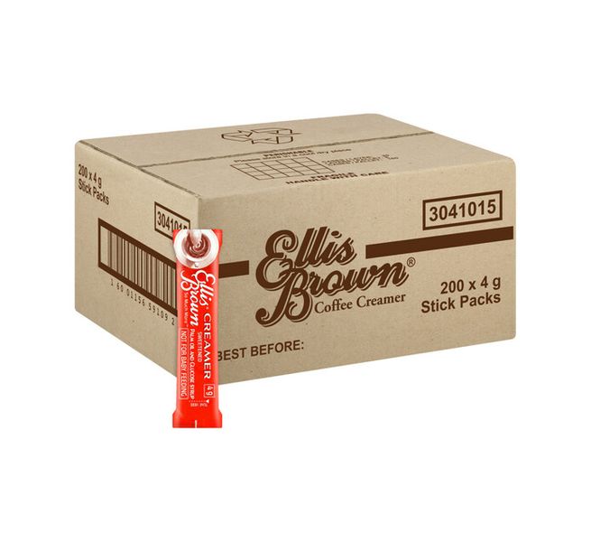 Ellis Brown Creamer Sticks/Sachets - (200 x 4g)