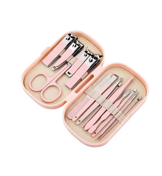 14-Piece Manicure &amp; Pedicure Grooming Kit With Travel Case