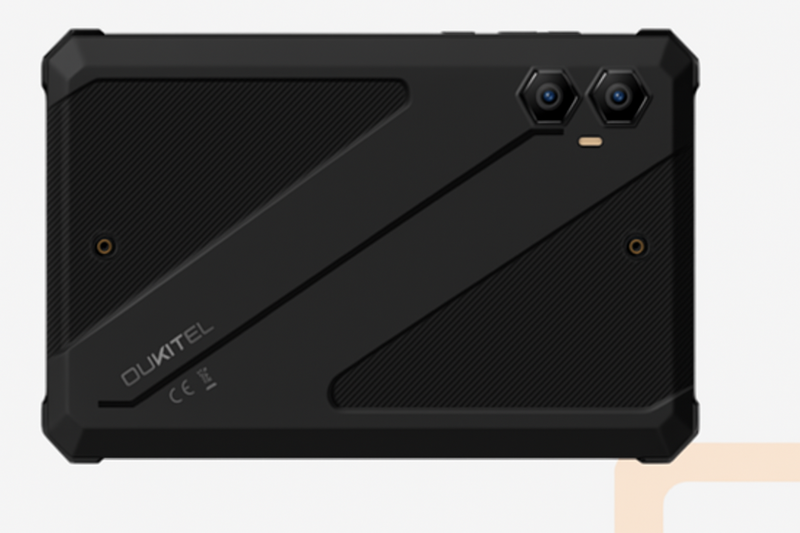 Oukitel RT3 Plus - Rugged 8" Android 15 Tablet, 11000mAh, 128GB, 16MP Cam