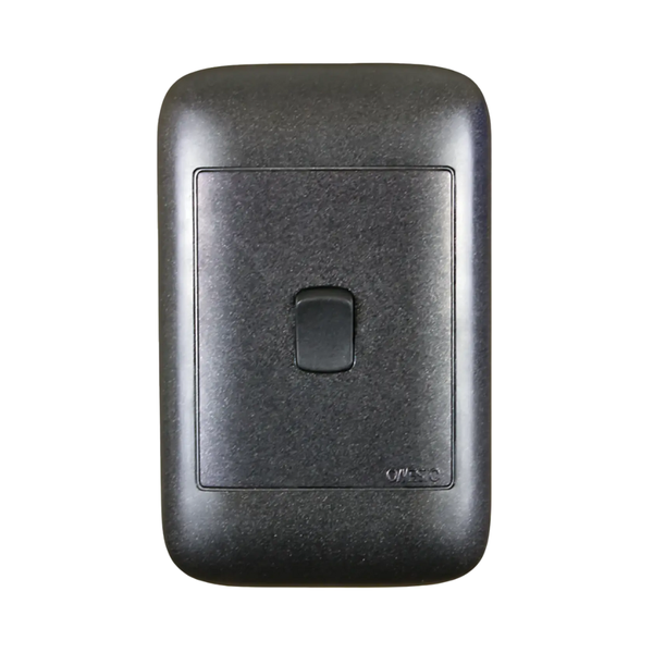 Onesto Oracle 4x2 1Lever 1Way Black Switch