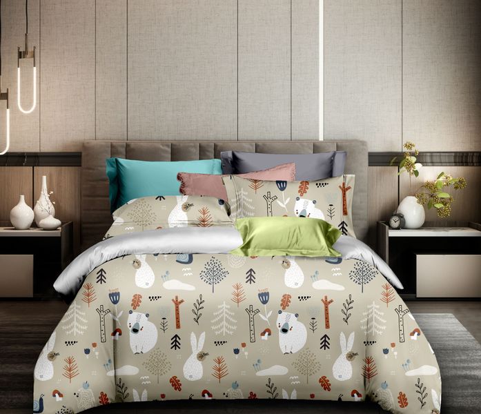 Linen Boutique - Kids Duvet Cover Set - Forest