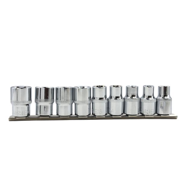 Bebona 9 Piece 1/2-Inch E-Torx Socket Set CR-V AY001-148