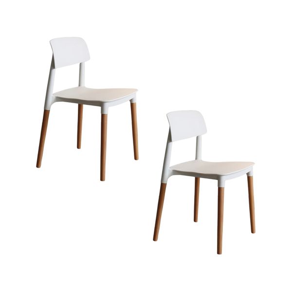 Bologna Dining Room Chairs - White (Set of 2)
