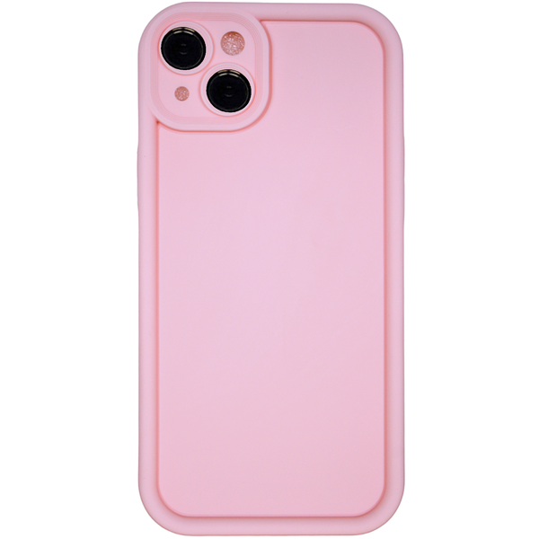 Light Pink - Phone Case with Bubble Edge &amp; Pro Camera - Iphone 14 Plus
