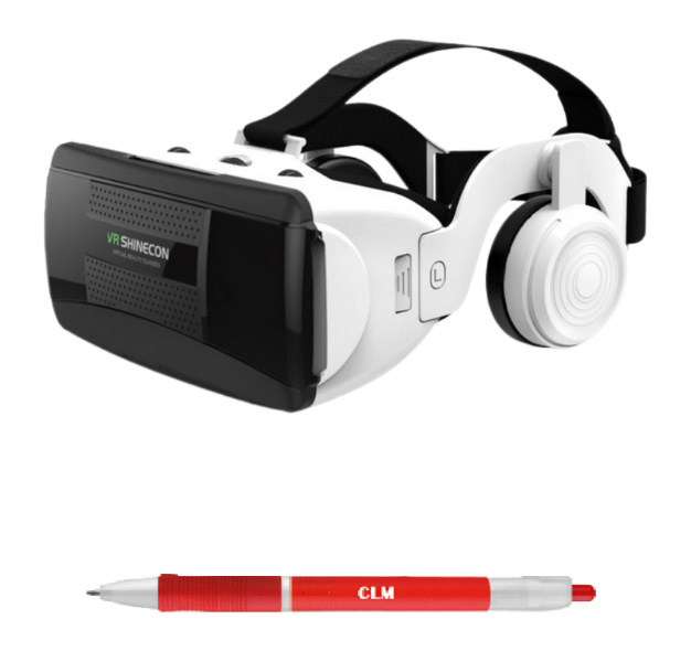 Shinecon VR G04BS Virtual Reality Glasses with CLM pen