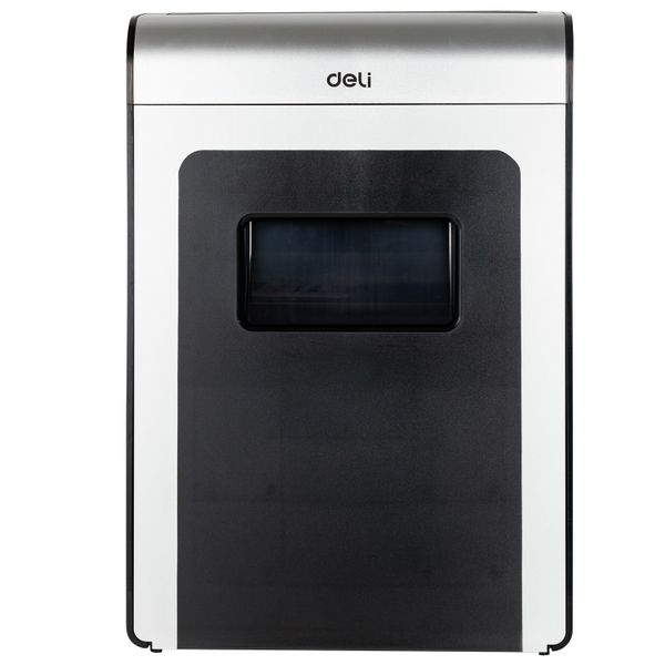 Deli Paper Shredder 16 Sheets 31L Bin with LCD Cross Cut Black