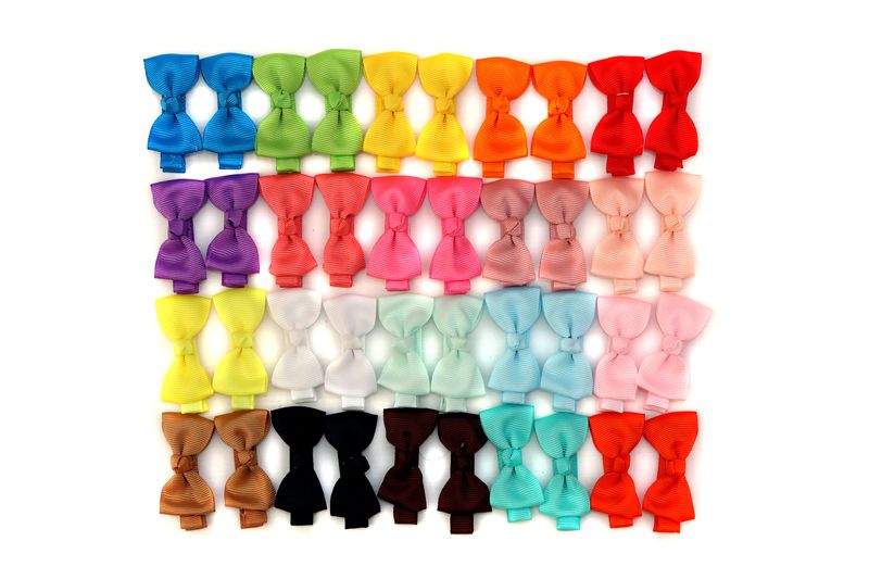 Dasdee - Bow Hair Clips for Baby/Toddler - Pack of 40