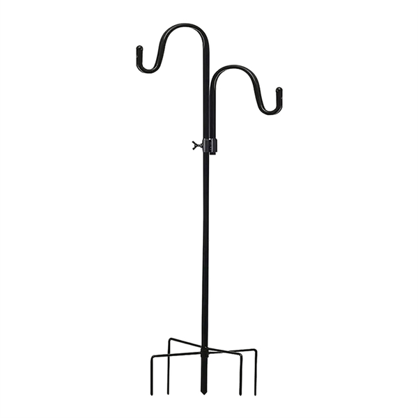 Wrought Iron Garden Stand Sheep Hook Garden Stand Shepherd Hook