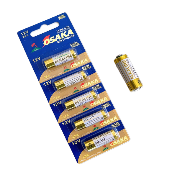 OSAKA 23A 12V Alkaline Batteries - 5 Pack