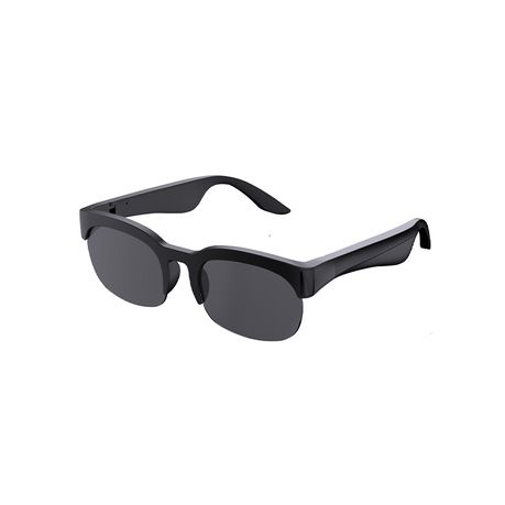 Unisex Smart Sunglasses with Bluetooth and Speakers - Black Image