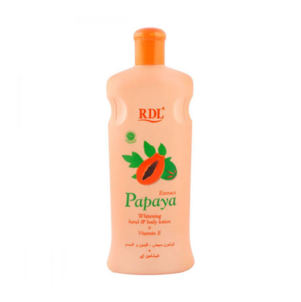 RDL Whitening Hand and Body Lotion with Papaya Extract 600 ml