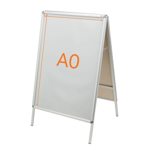 Nobo Premium Plus A0 A-Board Sign Holder with Snap Frame