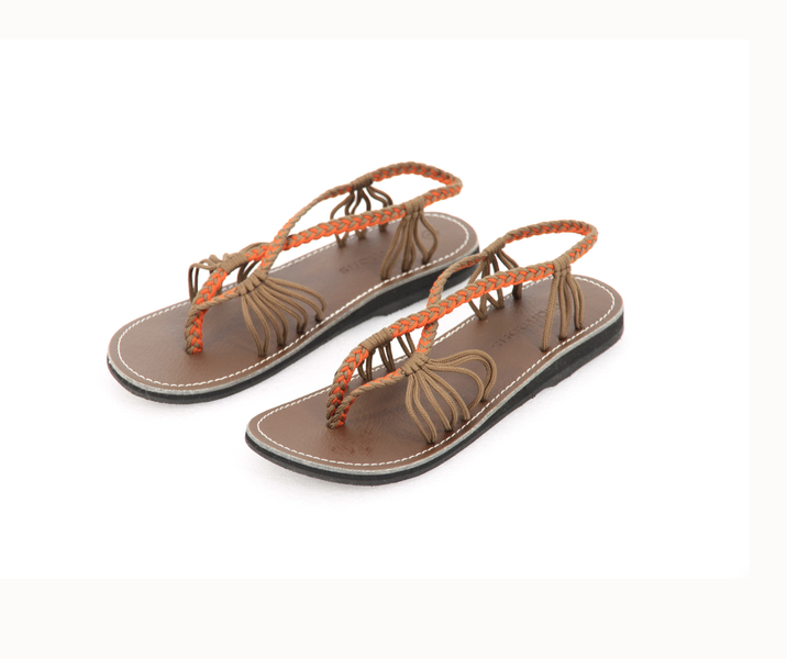 Marmoris Orange Grey Women Sandal image