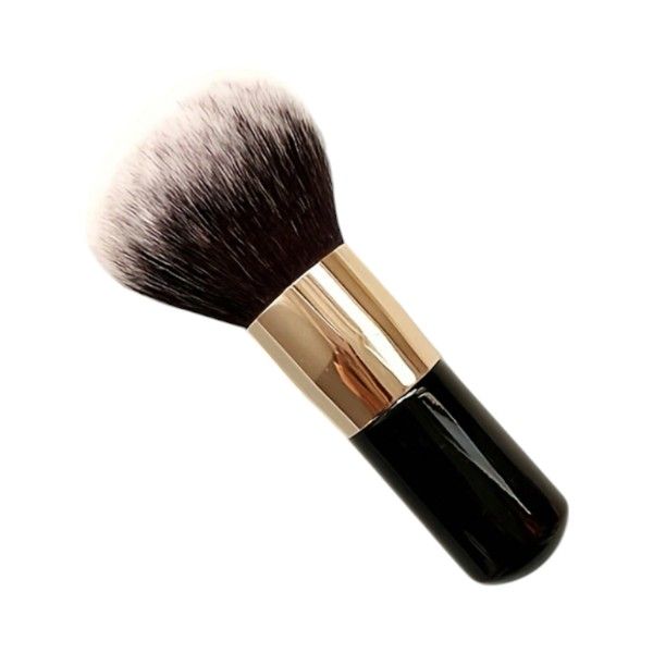 Blush Brush With Soft Flexible Bristles - Black &amp; Gold