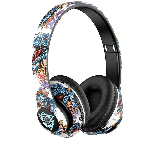 P35 China Chic Graffiti Wireless Over-Ear Headphones