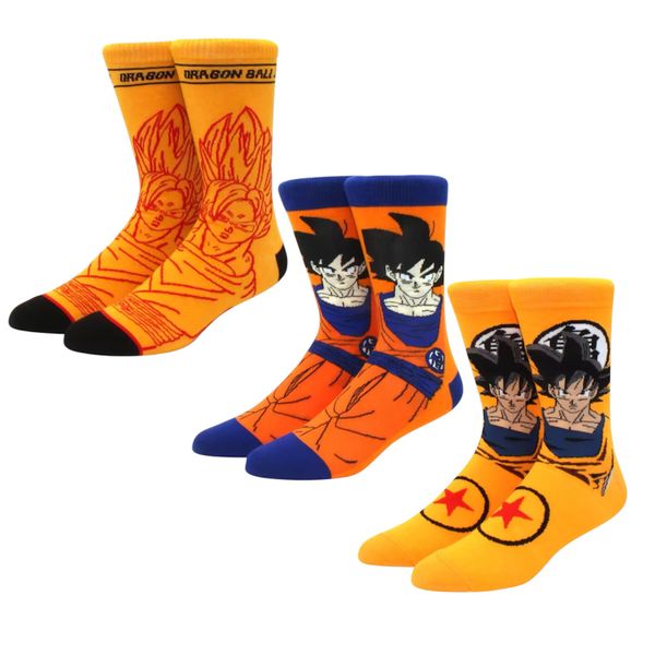 Dragon Ball Z Themed Novelty Socks 3 Pairs