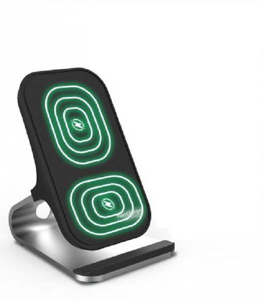 PowerPeak Fast Charge Aluminum Wireless Charging Stand