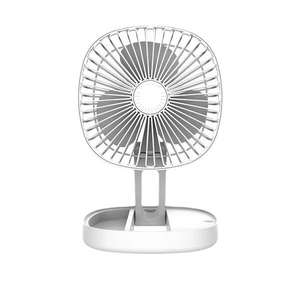 Desk Fan with USB 2000mAh Battery Folding Portable and Quiet Table Fans
