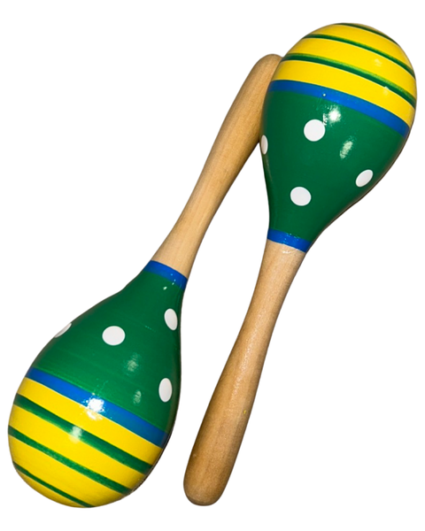 Wooden Maracas Set of 2