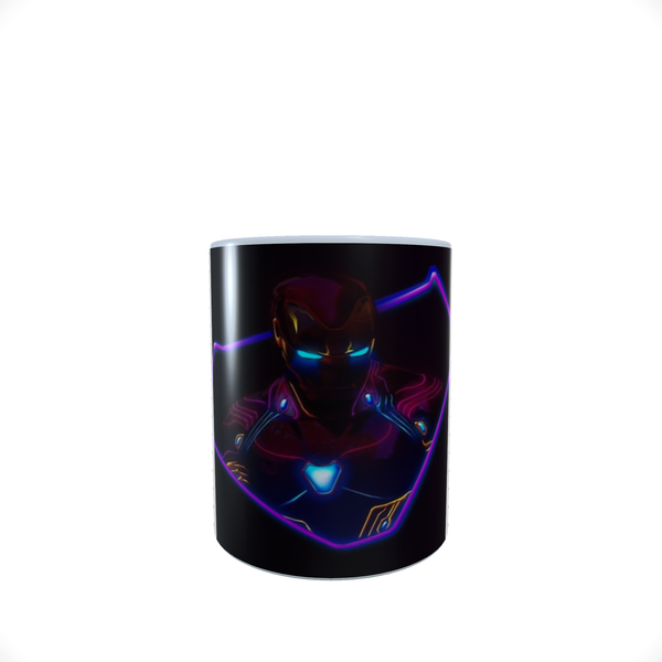 Iron Man Neon - Aesthetic - Coffee Mug