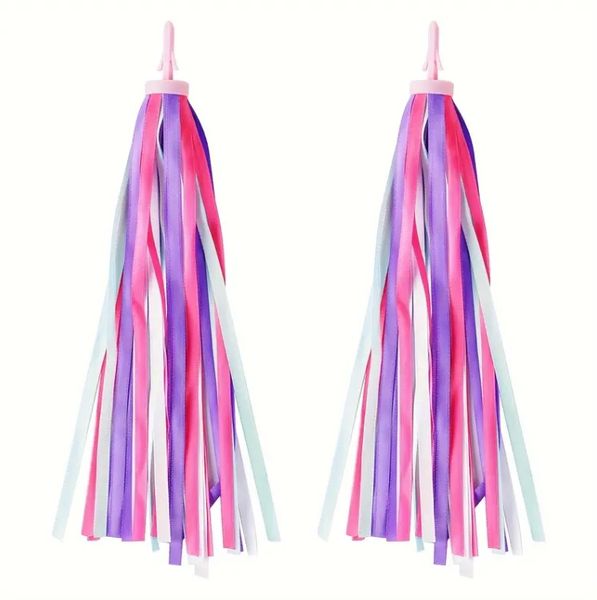 Colorful Kids Bicycle/Scooter Tassels