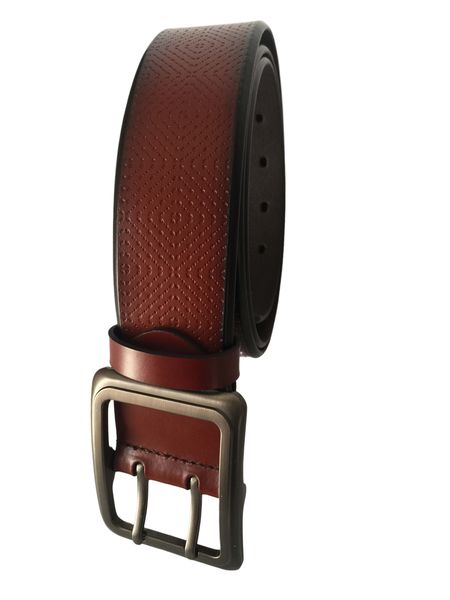 Double Pin Buckled Casual Men Belt