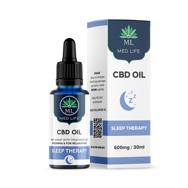 Medlife Products Sleep Therapy CBD Oil 600mg - 30ml
