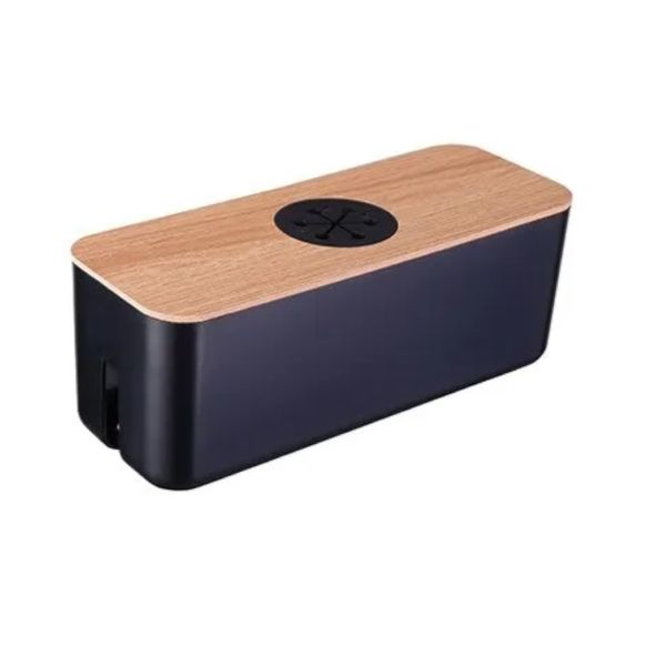 Home Office Cable Storage Case Power Strip Cord Wire Management Box 36cm