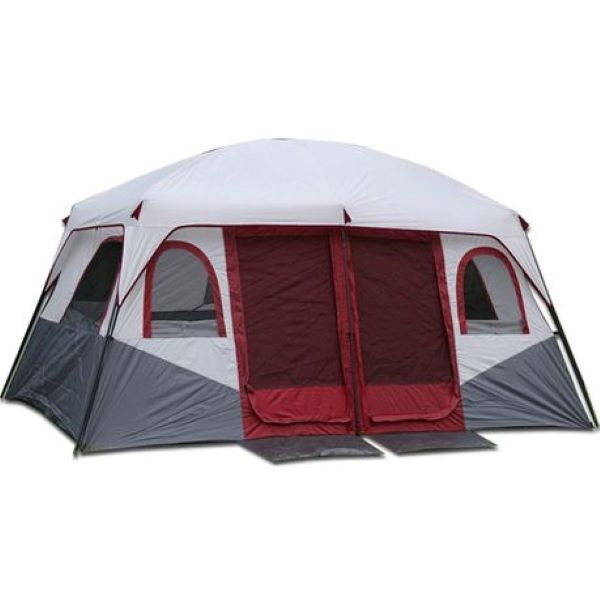 Luxury 2-Bedroom Tent for 12 People - Family Camping Dome