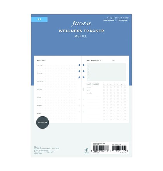 Organiser A5 Refill Wellness Tracker