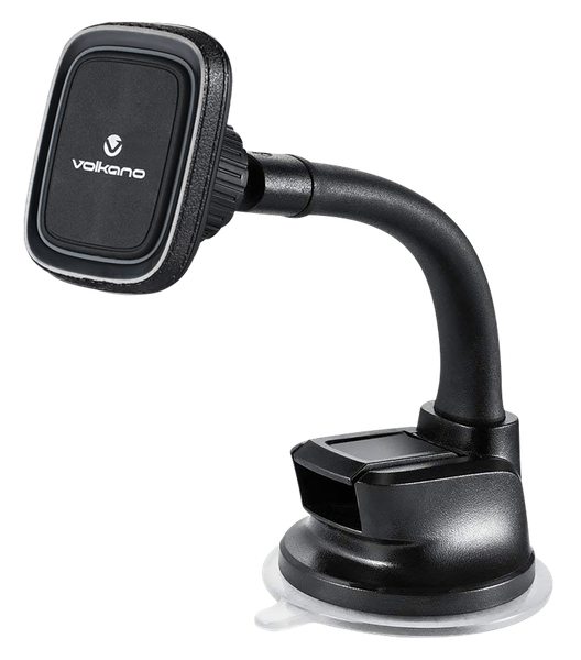 Volkano Magnetic Car Phone Holder - Flexible &amp; Secure-Suction Mount