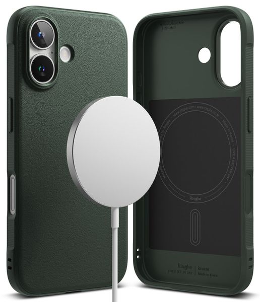 Onyx for iPhone 16 MagSafe Accessories Case - Dark Green