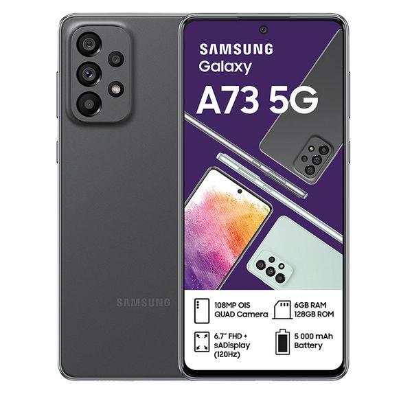 Samsung Galaxy A73 5G 128GB Dual Sim - Awesome Grey