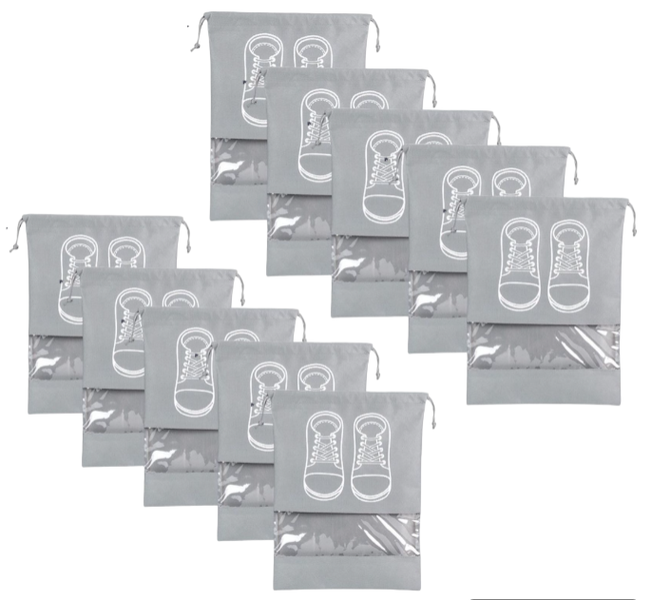 10 Piece Luggage Travel Shoe bag