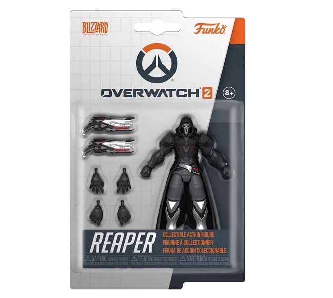 Overwatch 2: 4-Inch Collectible Action Figure - Reaper