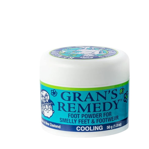 Gran's Remedy Cooling Foot Powder for Smelly Feet &amp; Footwear - 50g