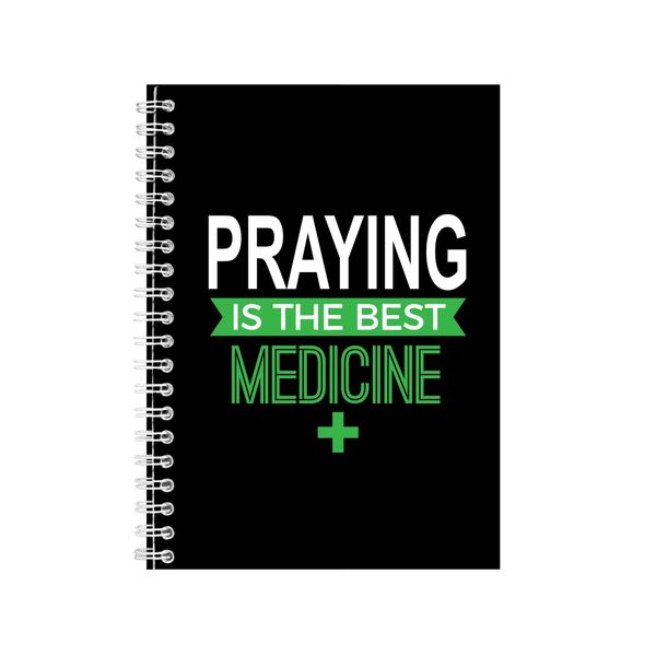 Praying Wire Bound Notebook Prayer Gift Idea Writing Books A4 Notepad
