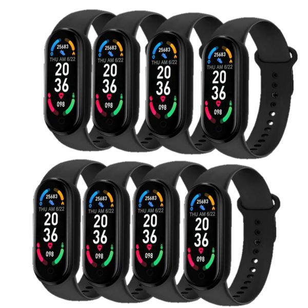 M6 Smartband Black Pack of 8